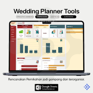 Wedding Planner Tools Template Google Sheet - Rencanakan Pernikahanmu jadi gampang dan Terorganisir agar tidak boncos dengan Spreadsheet Tools