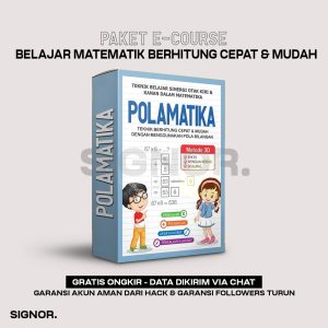 POLAMATIKA BELAJAR MATEMATIKA ANAK - TEKNIK BERHITUNG CEPAT & MUDAH DENGAN MENGGUNAKAN POLA BILANGAN