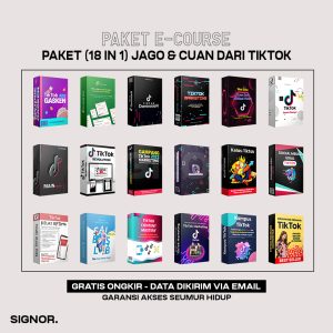 22 In 1 Kelas Jago Dan Cuan Dari Tiktok - Kampus Tiktok Gampang Fyp Viral Komunitas Ads Masterclass Tiktok Shop Tiktokshop Revolution Convertion Academy Warriors 300 Template Kits Cuan Dari A Z Konvoi Viral FYP Konten Bisnis Olshop Jualan Sukses
