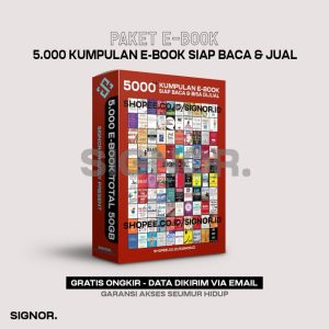5000+ Koleksi Kumpulan Buku Digital (E-Book) PDF & EPUB Total Size 50GB